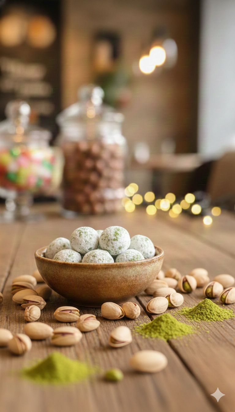 Fıstıklı Mantar Draje