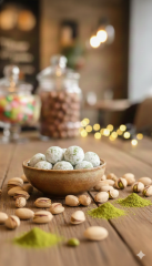 Fıstıklı Mantar Draje