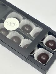 Portakal Dolgulu Bitter Çikolata Kutusu – 8’li Kutu